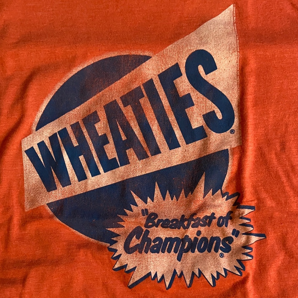 Savvy Orange Wheaties Graphic Tee - Picture 4 of 5